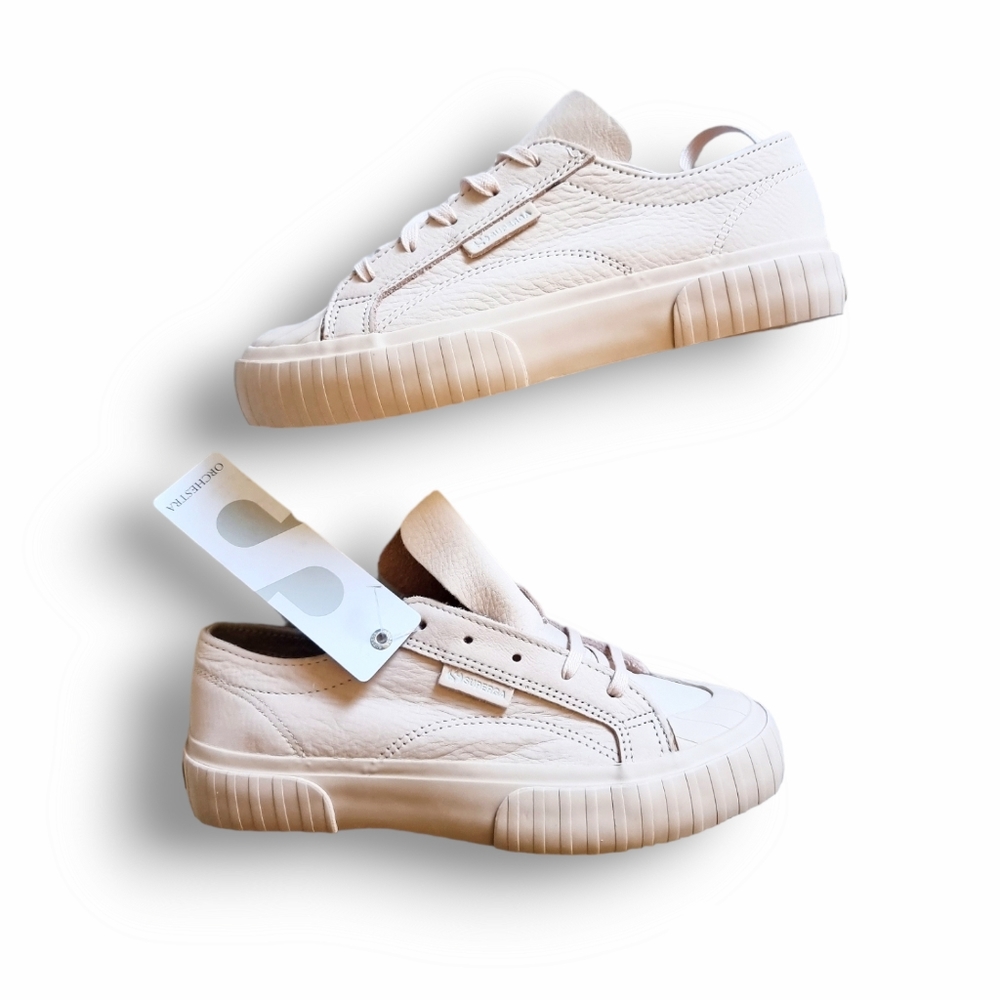 SUPERGA 2630 Stripe Buttersoft Shoes in Pink Blush-Green Iceberg - Picture 1 of 15